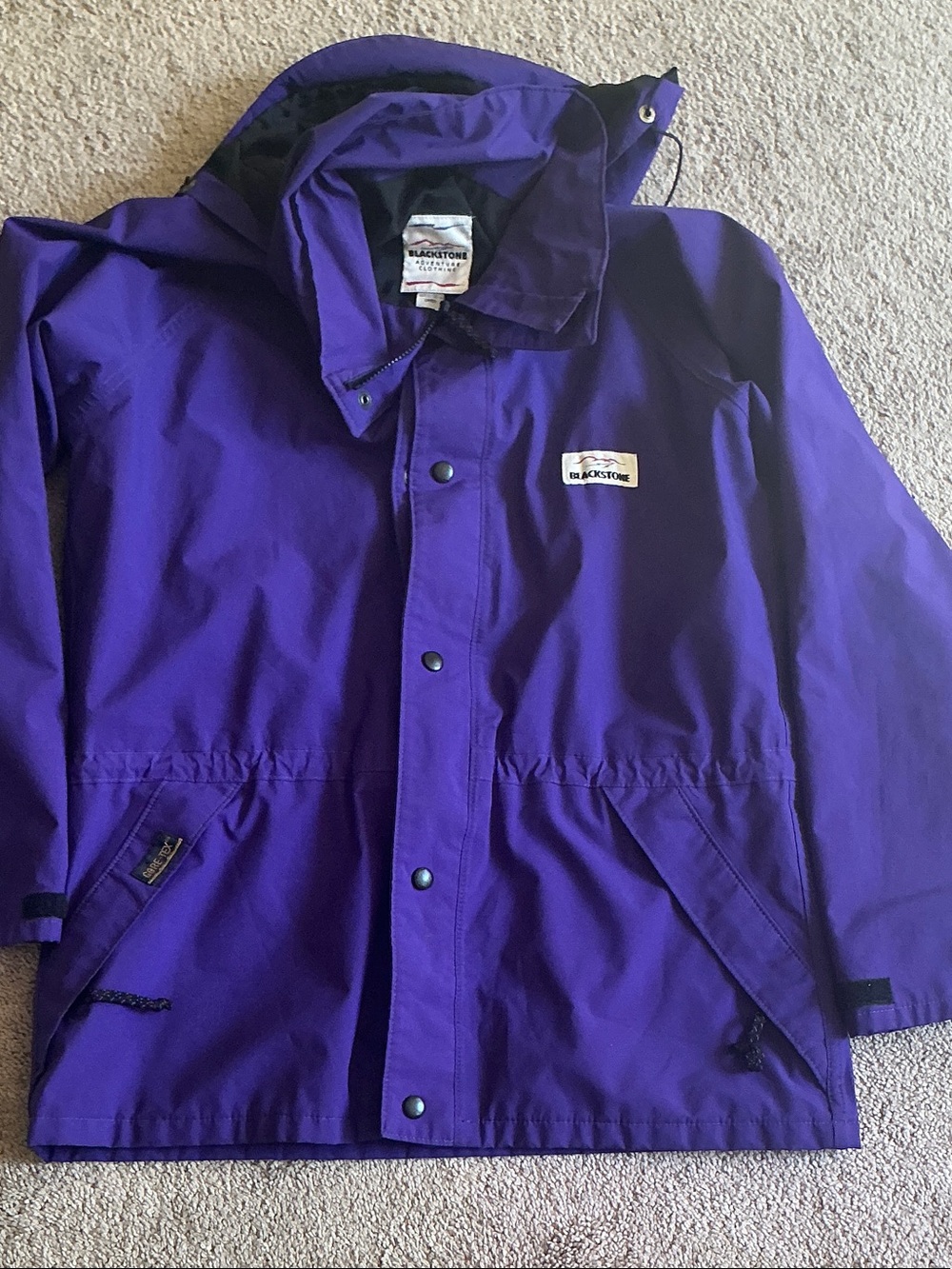 Blackstone Purple Waterproof Hooded GORTEX Shell Jacket
